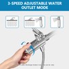 10-Inch Rain Shower Head with Handheld Spray Combo-6-Function Handheld Shower