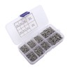 VooGenzek Pack of 800 Silver Self-Tapping Screws, Pan Head Tapping