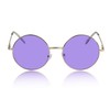 Purple Accessories Sunglasses For Teen Girls Women Tinted Shades Circle