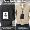Tactical ID Badge Holder, 3 Pack Enhanced Security Detachable Tactical