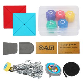 Tydeus Korean Game Game Set, Gongi Game, Gonggi Jack Korean Stones Game, Gonggi Korean Game, Theme Party Decoration for Party, Traditional Korean Game