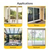 BRIXWELL Die-Cast Handle for Patio Doors in White Finish, 6-5/8"