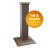 SmartCat Ultimate Scratching Post – Gray, Large 32 Inch Tower