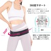 NISEKO 骨盤ベルト 産前 産後 二重ベルト ４本のボーン メッシュ素材 通気 ズレにくい 軽量