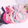 Ruihfas 6Pcs Fashion Twist Bow Wire Headbands Head Wrap Bunny