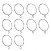 【C.M.】 Curtain Ring Slide Ring Inner Diameter 50mm Silver Suitable
