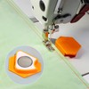 Calkkrer Pack of 3 Magnetic Seam Guide, Polygonal Hem Aid,