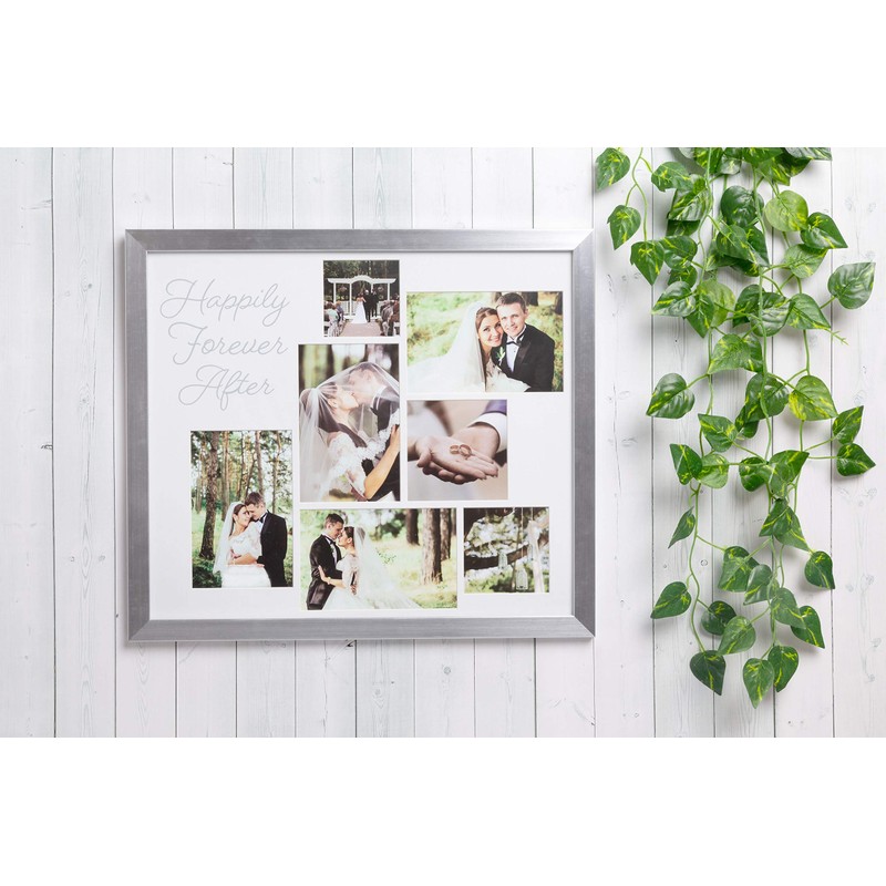 Kate & Milo Happily Forever After Collage Picture Wedding and