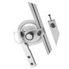 360 Degree Steel Universal Bevel Protractor Angle Finder Measuring Ruler