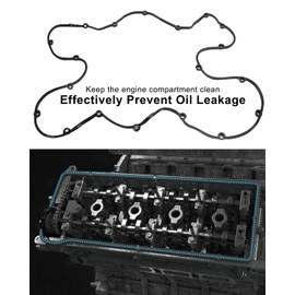 TIKSCIENCE Valve Cover Gasket Compatible with Volvo D13 Mack MP8 Engines Replace 22777560, 2Pcs