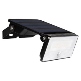 LED's light 0300417 Solar LED Spotlight 12 W Black Motion Sensor 1,600 lm IP55