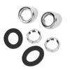 Windshield Wiper Wheel Box Bezel Kit ABS Chrome 519988Z for