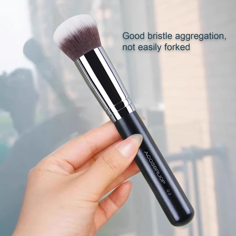 ACOSBRUOP Foundation Brush, Round Top Kabuki Foundation Brush and Professional