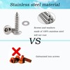 Anti Theft Number Plate Screws Fitting Kit, M4 Stainless Steel