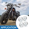 A ABSOPRO 6897300 Motorcycle Turn Signal Light Lens Cover 2"