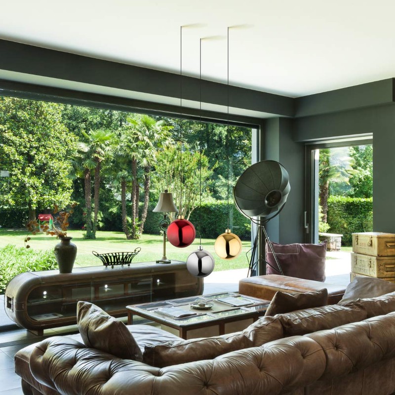 Your castle Large Christmas Baubles Gold Shiny 25 cm Diameter