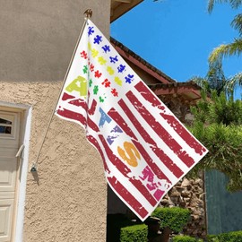 Autism Awareness Garden Yard Flag 3x5ft Banner Indoors Outdoors Perfect Decoration