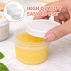 Gubilacrum Sauce Pots, 12 Small Containers with Lids for Food