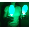 LED Light-Up Color Changing Maracas (7") Plastic. 6 Patterns Blinking