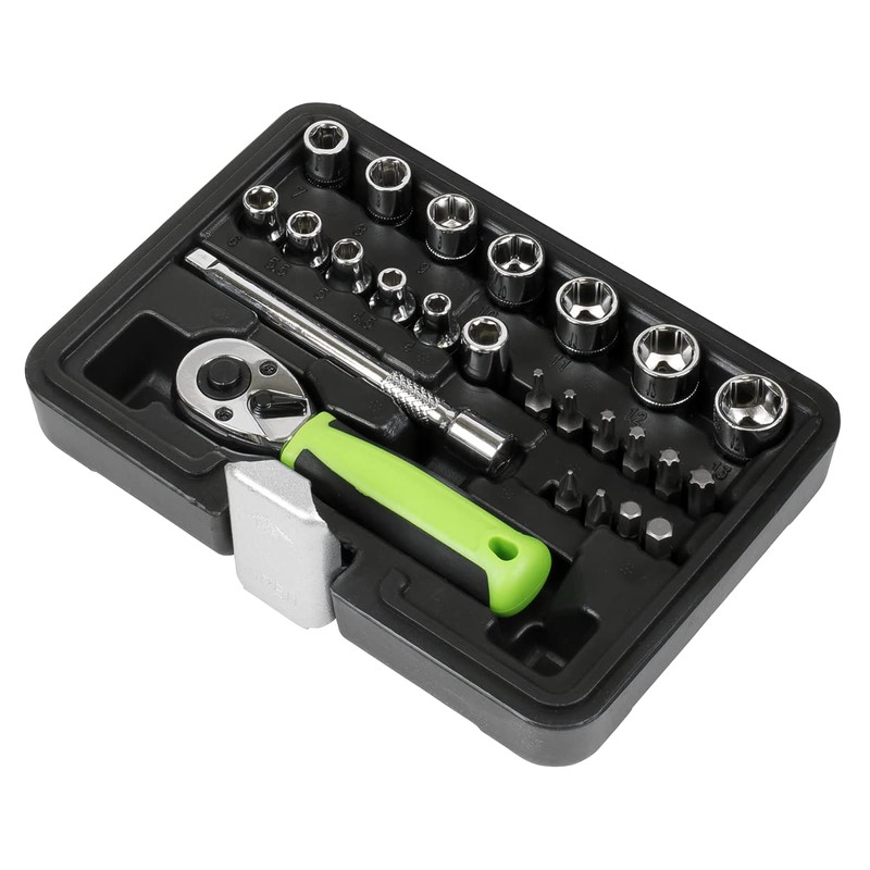 Sealey 1/4" Sq Drive Socket Set - Metric 25pc S01233