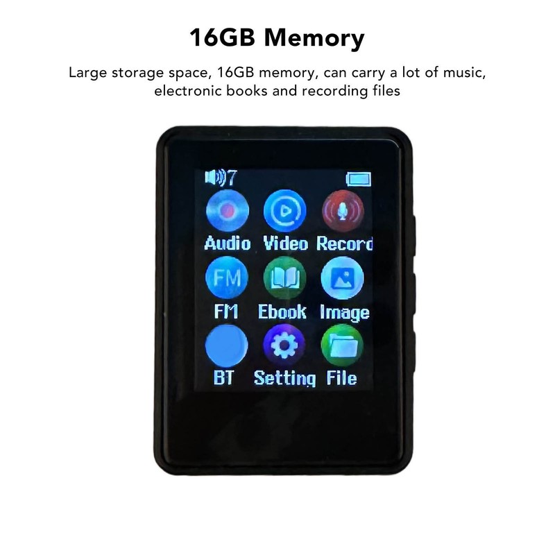 Digital MP3 Player with Bluetooth 5.0 Portable MP3 Music Player