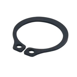 Durable Spring Steel External snap retaining Rings with Black Oxide Finish (9/16", 5)