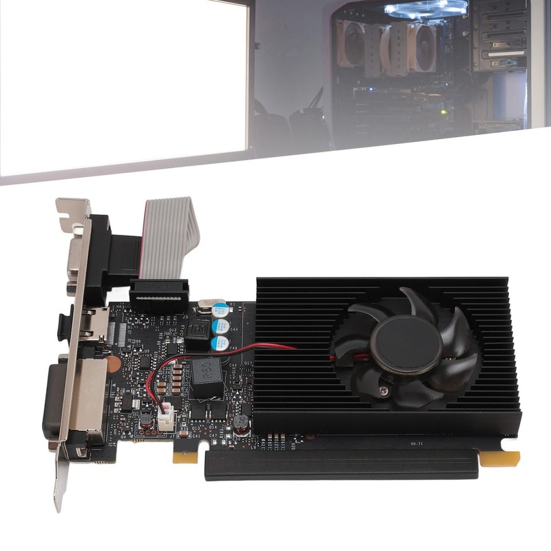 GT710 2GD3 Graphics Card, 2GB DDR3 Memory, Efficient and Quiet,