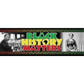 Black History Matters Bookmark 2"x6" Pk of 10 PHOTO PAPER MLK Jr. Harriet Tubman