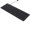 Keyboard 108 Key Spanish USB Wired Portable Foldable Quiet Waterproof