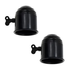 Adunsiaoto Towing Hitch Balls Cover Protection, Towing Hitch Cover Cap, Universal Towing Hitch Ball Cover Weatherproof, Trailer Accessories Hook 50 mm Plastic Protective Cap
