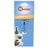 Metaltex Clasp Corkscrew With Wooden Handle, Multicolor
