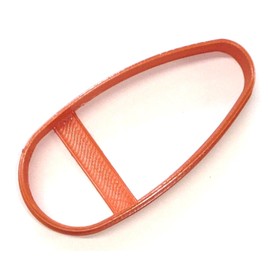 6X CARROT OUTLINE ROOT VEGETABLE FONDANT CUTTER CUPCAKE TOPPER SIZE 1.75 INCH USA MADE FD4353