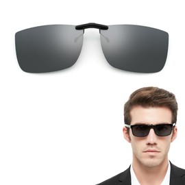 OCCI CHIARI Polarized Flip-up Clip-on Sunglasses for Eyeglasses for Men Outdoor/Driving UV400