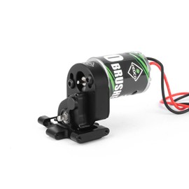 FEDCO FCX18 Motor Upgrades 34T 370 Motor Transmission Gearbox with Gearbox Mount Plate for FMS FCX18 Upgrade Parts 1/18 RC Crawler