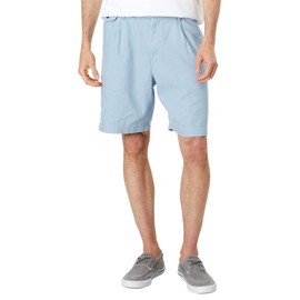 Nautica 8.5" Sustainably Crafted Pleated Shorts Petrol 36 8.5