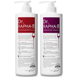 Dr. Raphael Red Hair Loss Shampoo 1L + Protein Treatment Floral Musk Fragrance 1L, 1 Set / 닥터라파알 레드 탈모 샴푸 1L + 단백질 트리트먼트 플로럴머스크향 1L, 1세트
