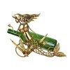 Golden Mermaid Metal Wine Bottle Holder