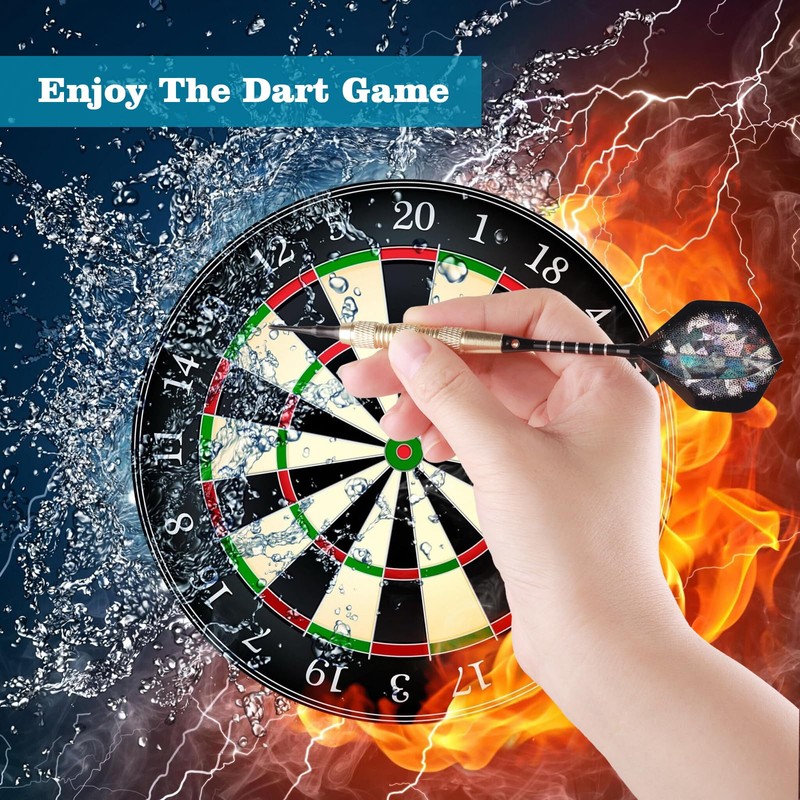 Deetenks 90PCS Dart Flights 30 Sets Durable Standard PET and