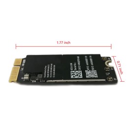 Tarjeta de red inalámbrica aeropuerto, 2.4G/5Ghz Gigabit WiFi Bluetooth 4.0 tarjeta de red de doble banda BCM943602CS BCM943602CSAX reemplazo para Macbook Pro Retina 13" 15" A1398 A1502 tarjeta de red