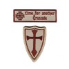 Time for Another Crusade Cross christian Hook patch