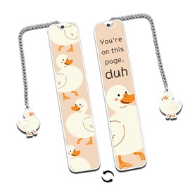 Funny Bookmarks for Women Book Marks for Reading Women Book Lovers Gifts Bookish Gifts Silly Goose Cute Bookmarks Best Friend Birthday Gifts for Women Bookworm Christmas Stocking Stuffers