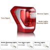 KAMDKI Left Driver Side Tail Light Fit for 2018 2019