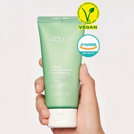 Organic Foam Cleansing Vitamin C Natural Face Wash Jeju On Green Tangerine / 유기농 폼클렌징 비타민C 천연 세안제 제주온 풋귤