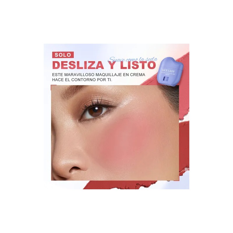 Sace Lady Rubor En Crema Para Mejillas Acabado Suave Natural