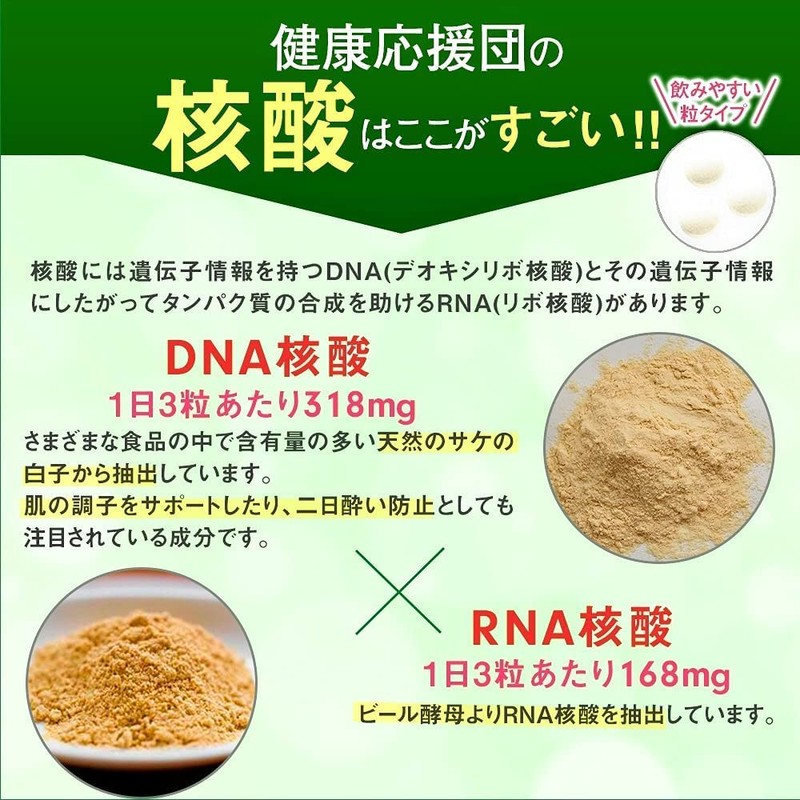 Health Support for Party Zinc + Nucleic (Dna and RNA)