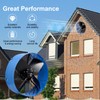 Attic Vent Fan with Adjustable Thermostat, 15" Gable Mount Ventilation