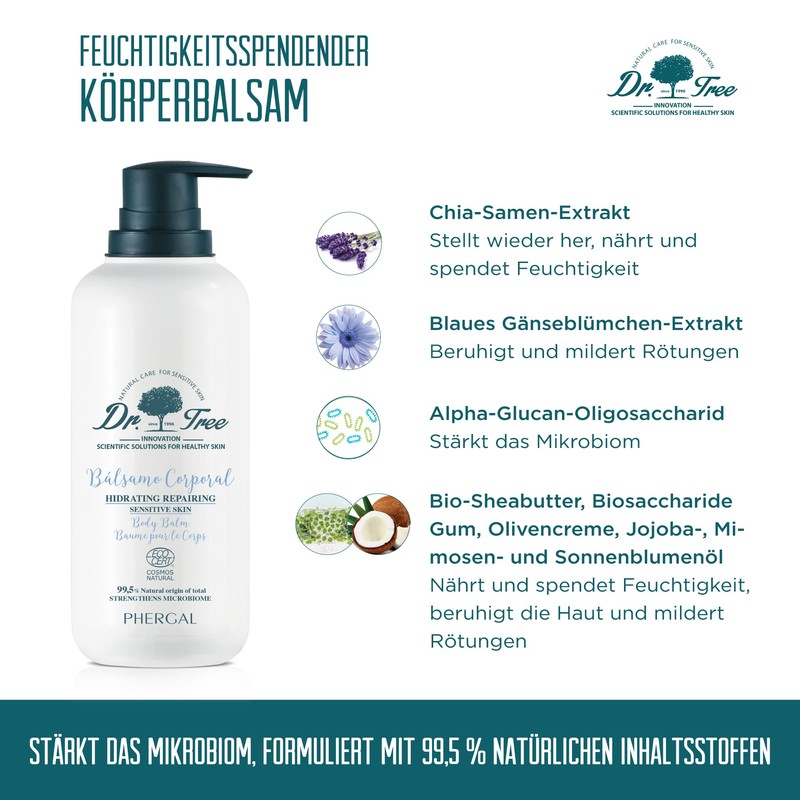 Dr. Tree | Moisturising Body Balm | Repairs, Moisturises and