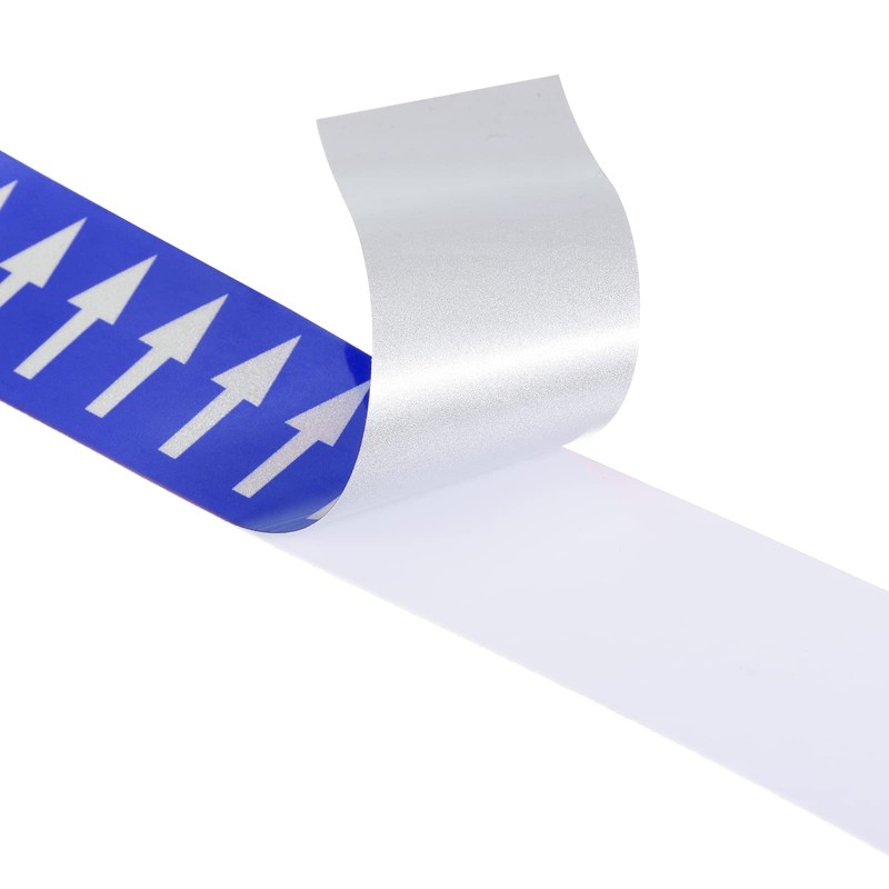PATIKIL River Arrow Tape Polyethylene Line Marking Stickers with Reflective