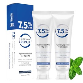 Hydroxyapatite Toothpastes for Enamel Protection | and Tooth Strengthening, Gentle Mint, Fresh Breath, Daily Use for Oral Health, 4.23Oz Set 2-Pack