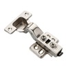 ANGSTROM 2-Pack Frameless Concealed Cabinet Hinges, Soft-Close, 2D Adjustable (Half-Overlay)